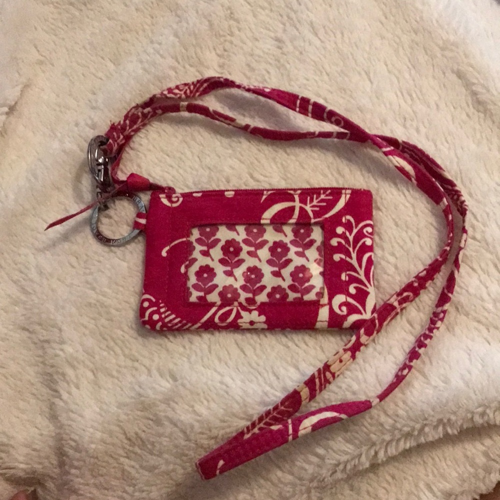 Authentic Vera Bradley ID holder & lanyard